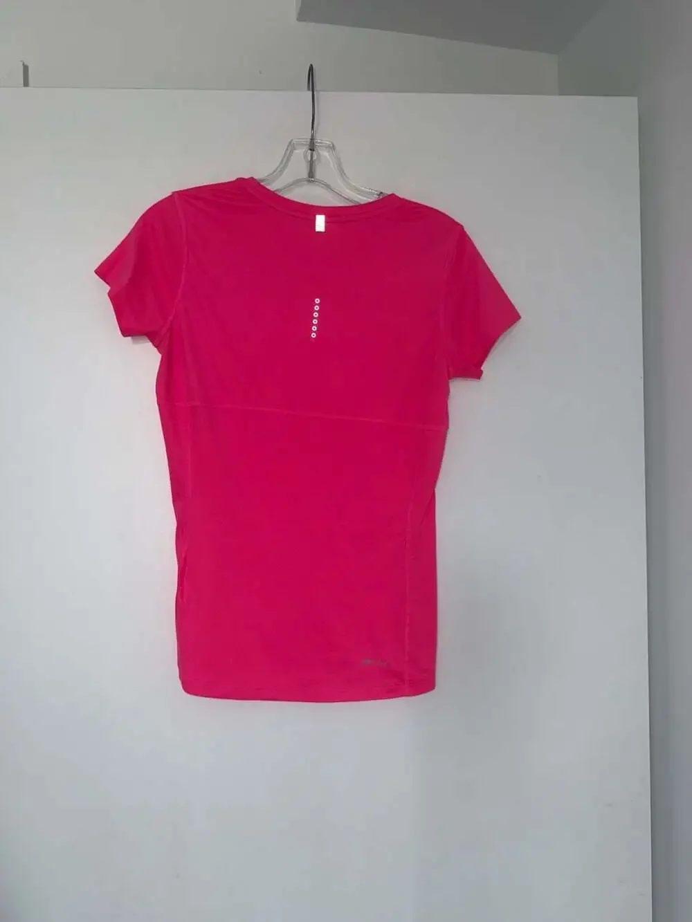 Nike Women's Dri-Fit Hot Pink Running Short Sleeve T-Shirt